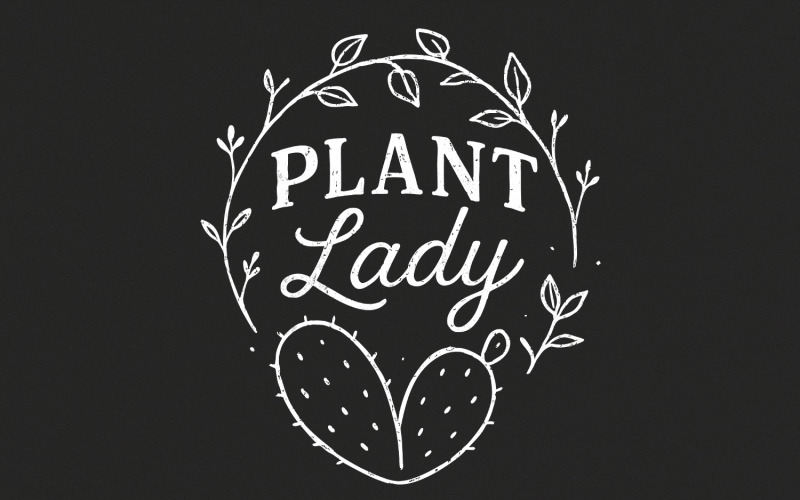 Plant Lady PNG Download, Botanical Wreath PNG for Plant Lover Shirt, Cactus Clipart PNG, Plant Mom Illustration