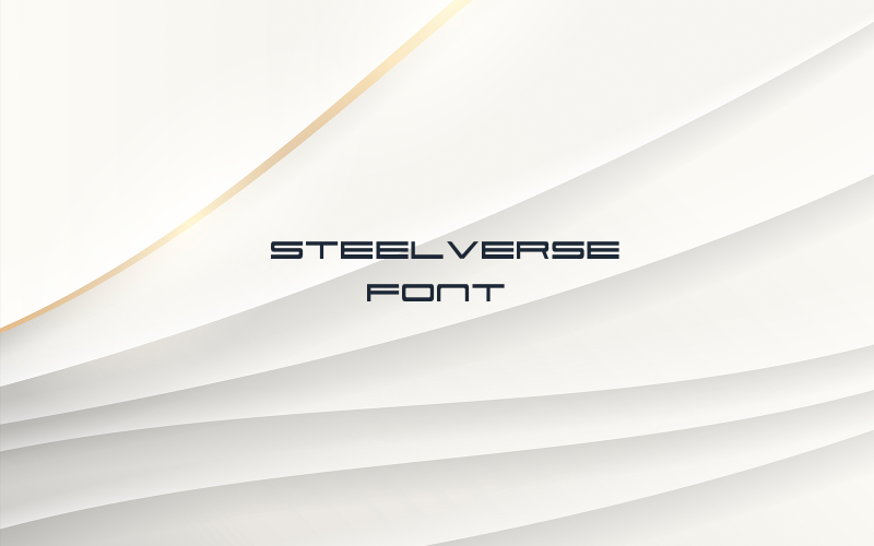 Steelverse font-Regular-0100-25 Font