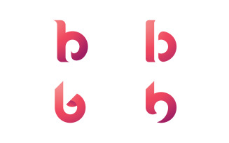 B letter Initial Logo design Template v15