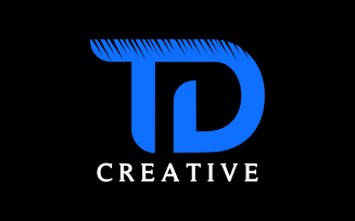 TD Letter Elegant Design Logo Template