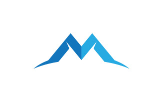 M Letter Business Concept design icon LogoTemplate v1.2