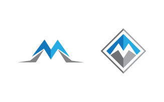 M Letter Business Concept design icon LogoTemplate v1.4