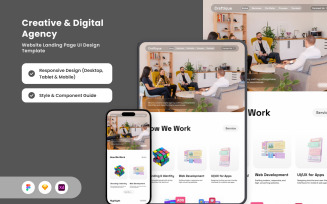 Craftique – Digital Agency Landing Page Design