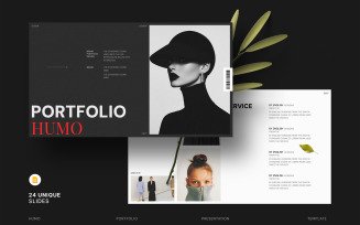 Humo Portfolio Google Slide Template