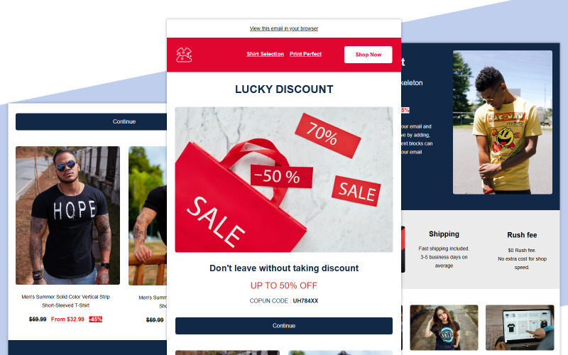 Mailchimp Email Template 008 Newsletter Template