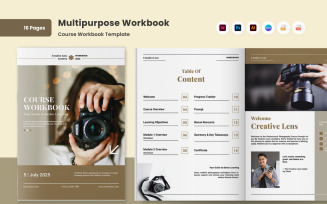 Multipurpose Course Workbook Brochure