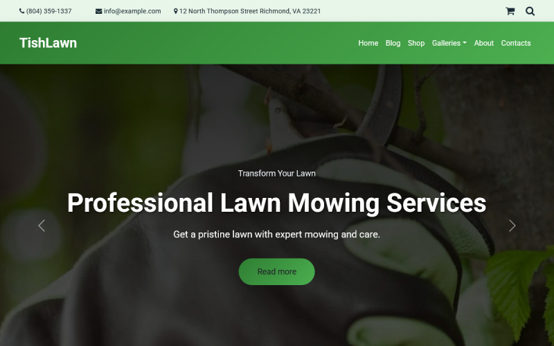 TishLawn - Lawn Mowing WooCommerce Theme