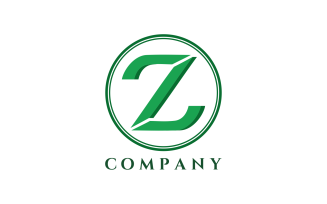 Z Letter Initials Logo Design Template