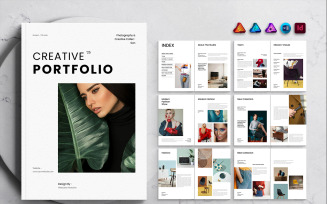 Creative Portfolio Template For Word, InDesign & Affinity