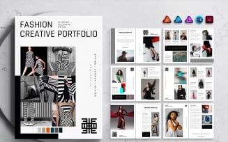 Fashion Creative Portfolio for MS Word, InDesign and Affinity Suites