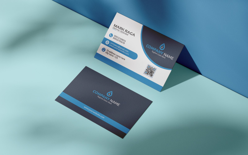 Modern And Corporate Business Card - Visiting Card Design - Creative Business Card Corporate Identity