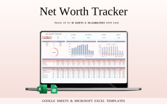 Net Worth Tracker Spreadsheet for Google Sheets and Excel