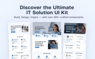 Next-Gen IT UI Kit for Agencies & Startups
