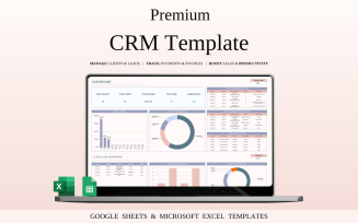 Premium CRM Template for Excel and Google Sheets