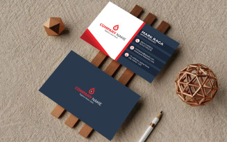 Professional Business Card Template Design - Corporate Business Card - Visiting Card Template