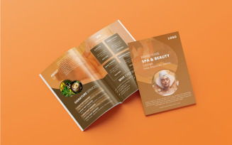 Spa Center Bifold / Letter Brochure Template