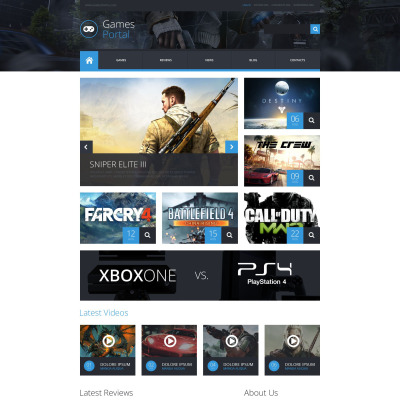 Game Portal WordPress Theme
