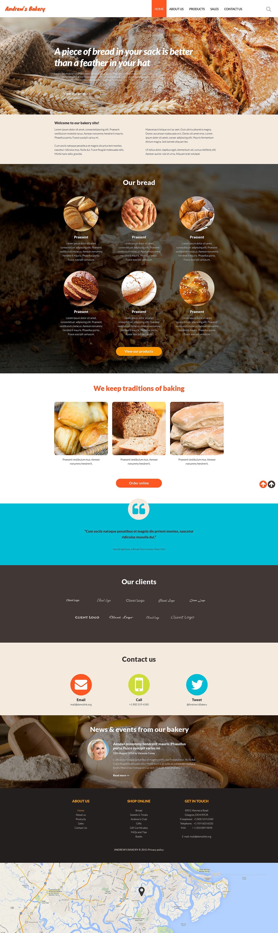 Bakery Responsive Website Template New Screenshots BIG
