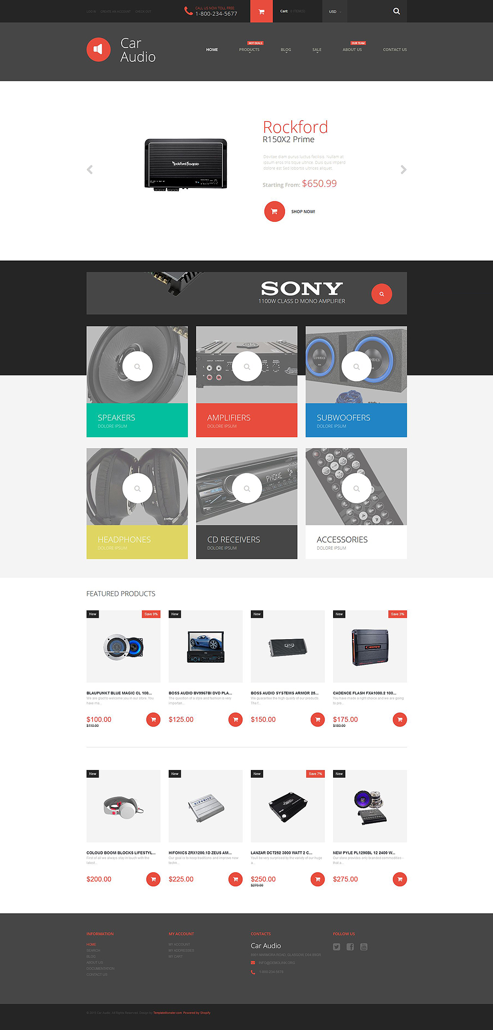 Car Audio Shopify Theme New Screenshots BIG