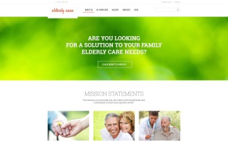 Elderly Care Responsive Theme for Wordpress