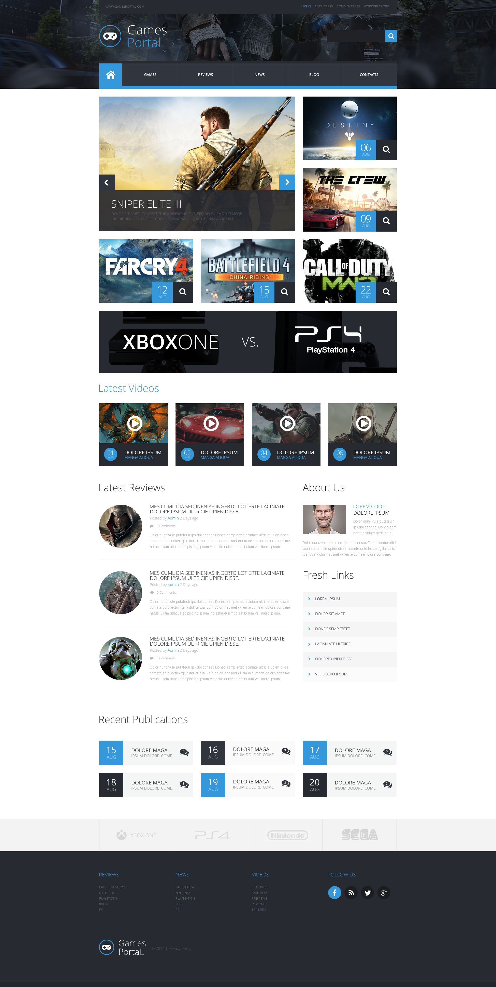game portal wordpress theme game portal wordpress theme free download