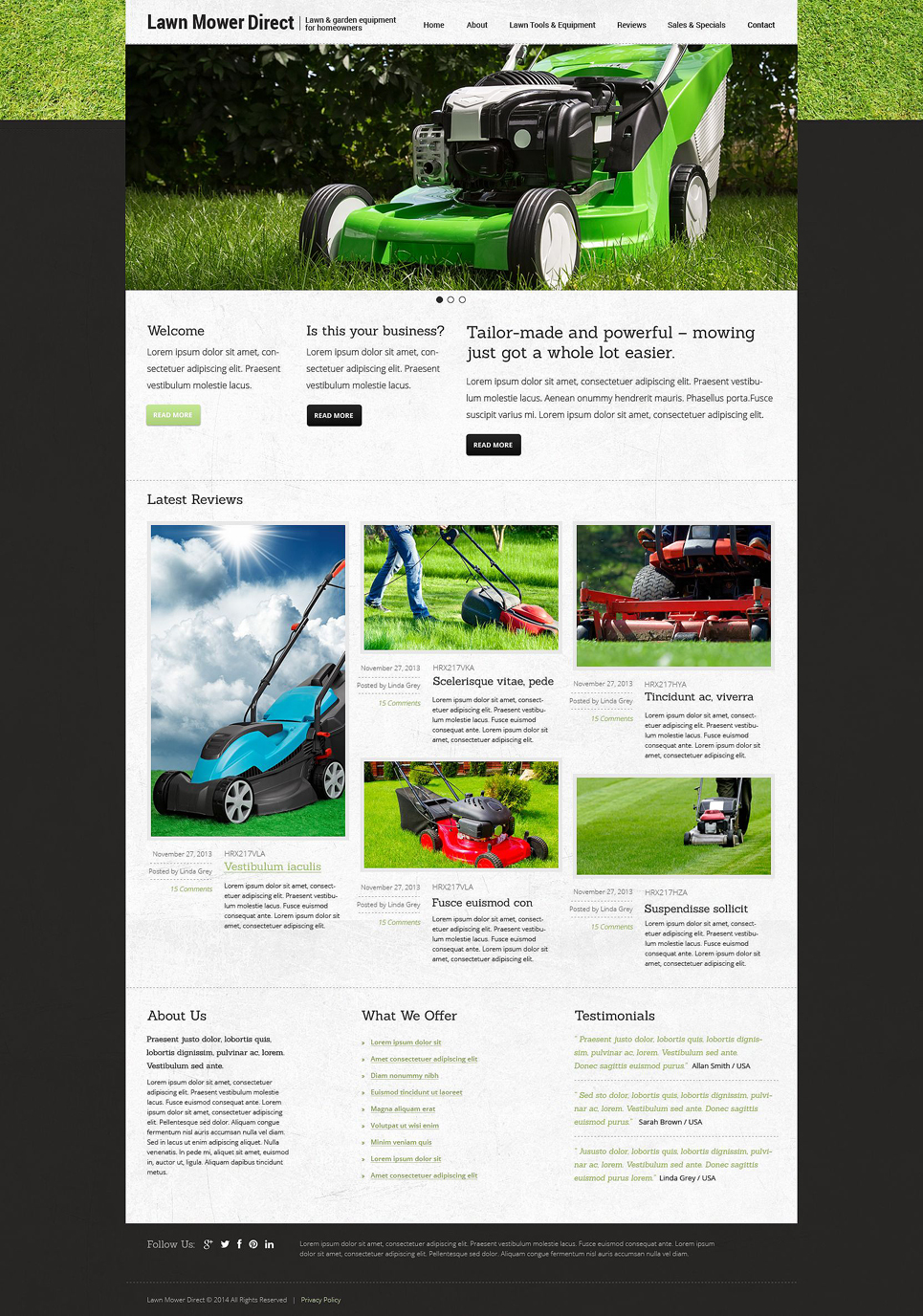 Landscape Design Responsive Joomla Template New Screenshots BIG