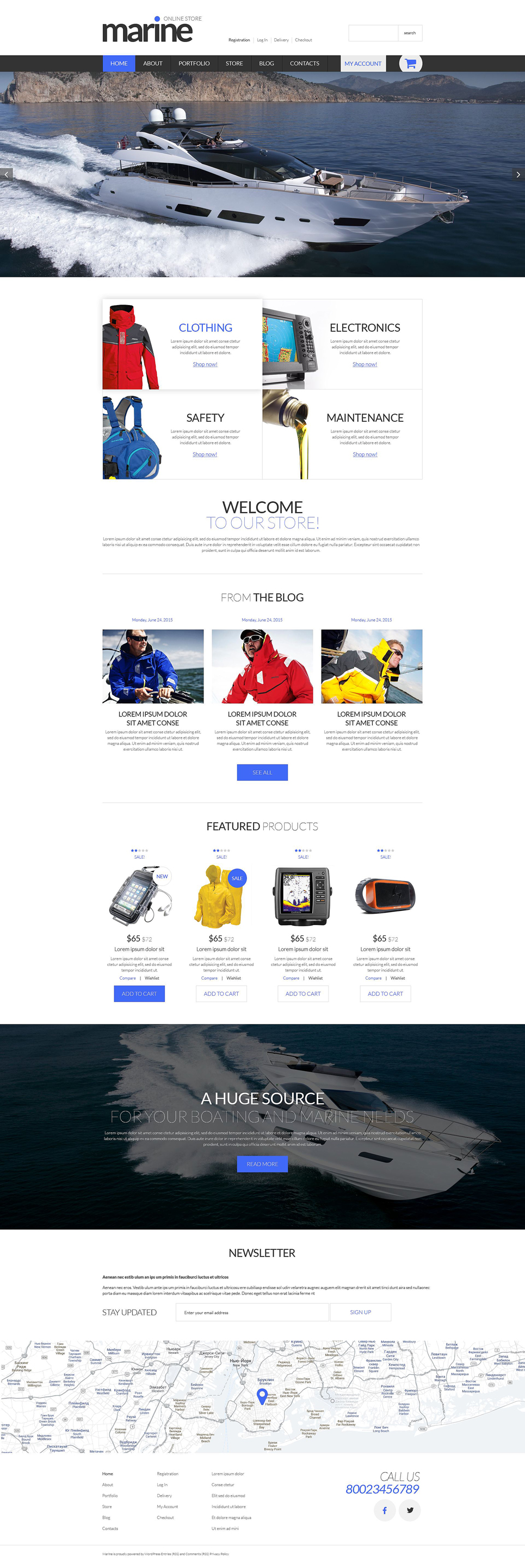 Marine Shop WooCommerce Theme New Screenshots BIG
