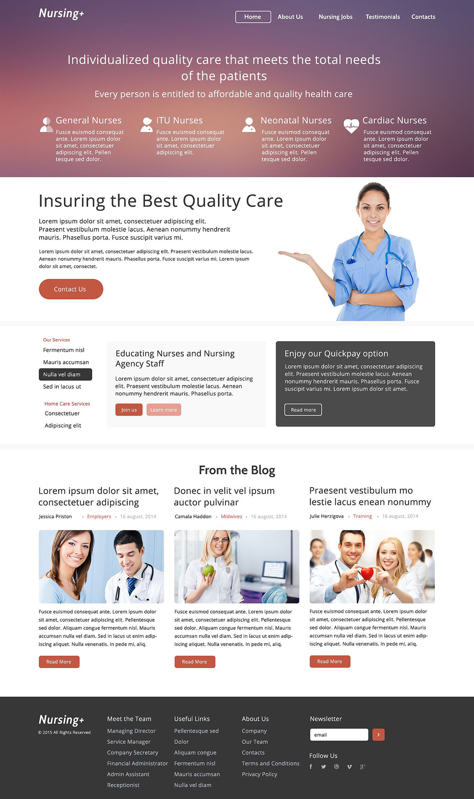 Medical Responsive Website Template New Screenshots BIG
