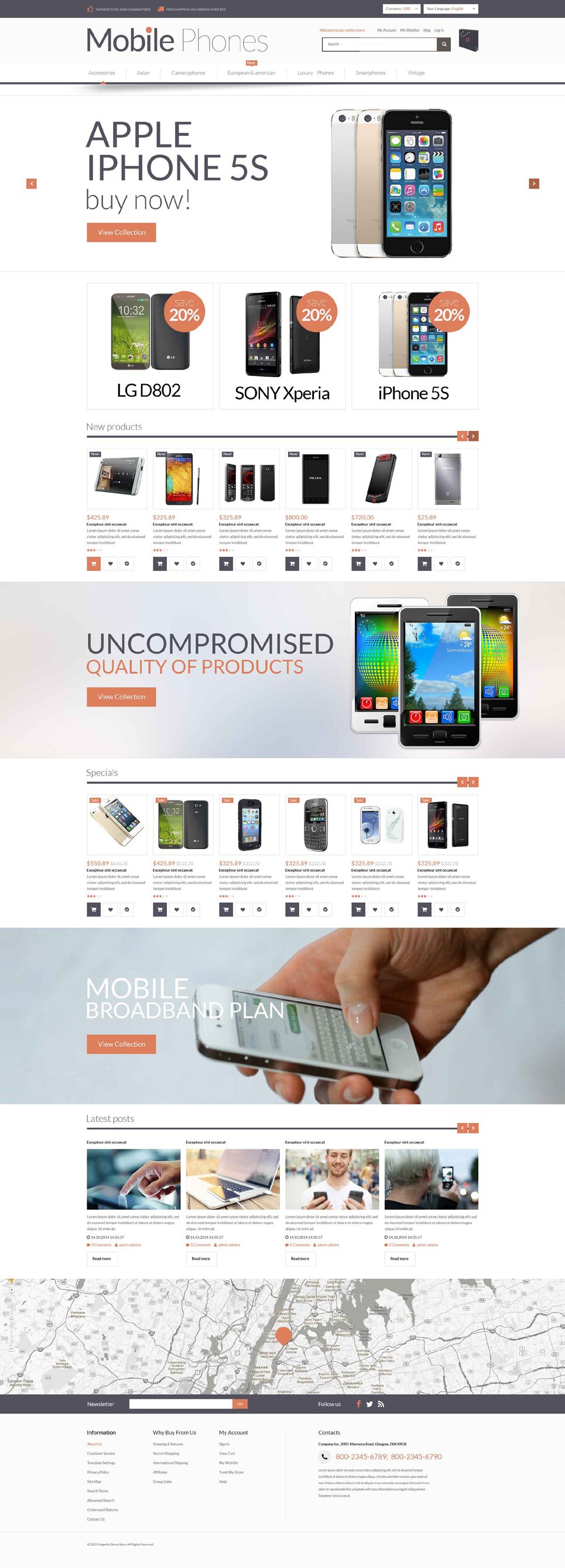 Mobile Store Responsive Magento Theme New Screenshots BIG