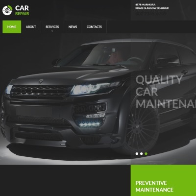 Car Repair Responsive Template Siti Web