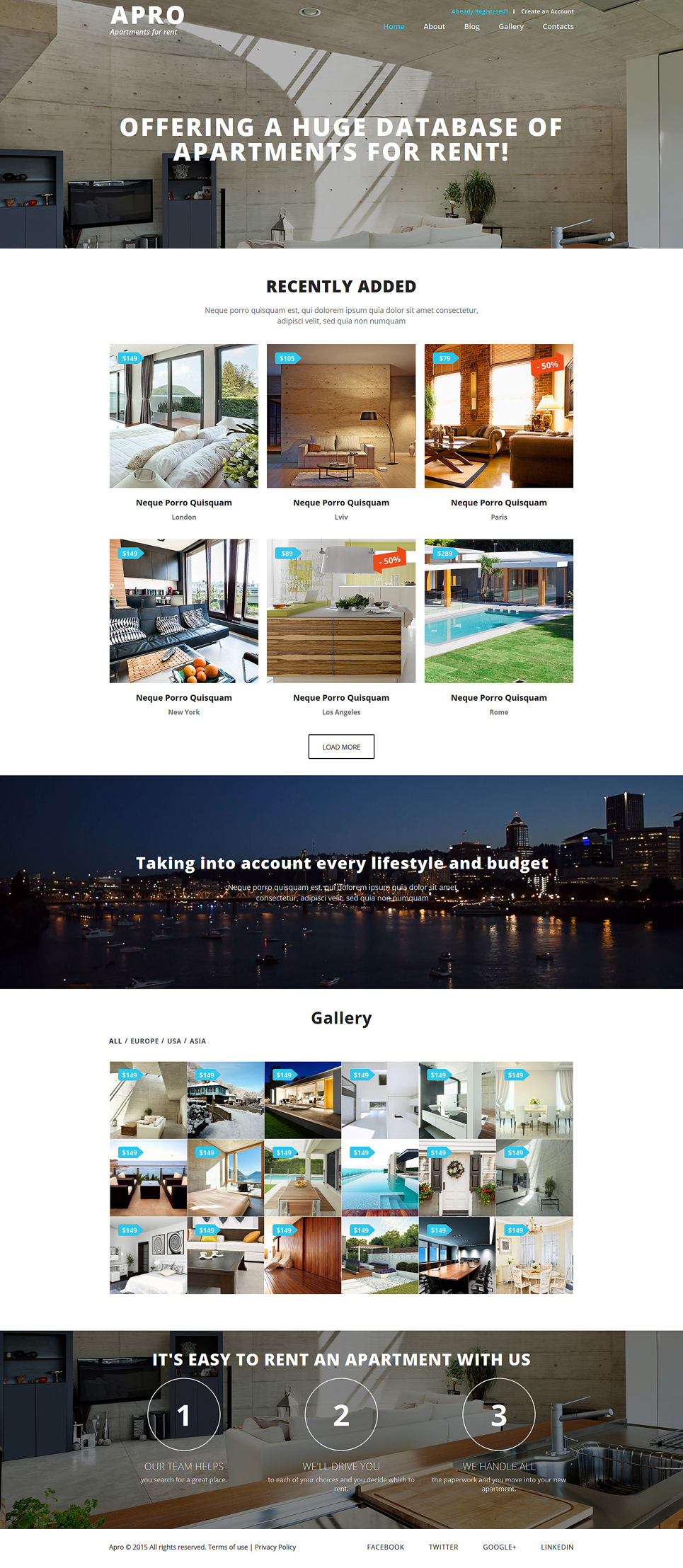 Real Estate Business Joomla Template New Screenshots BIG