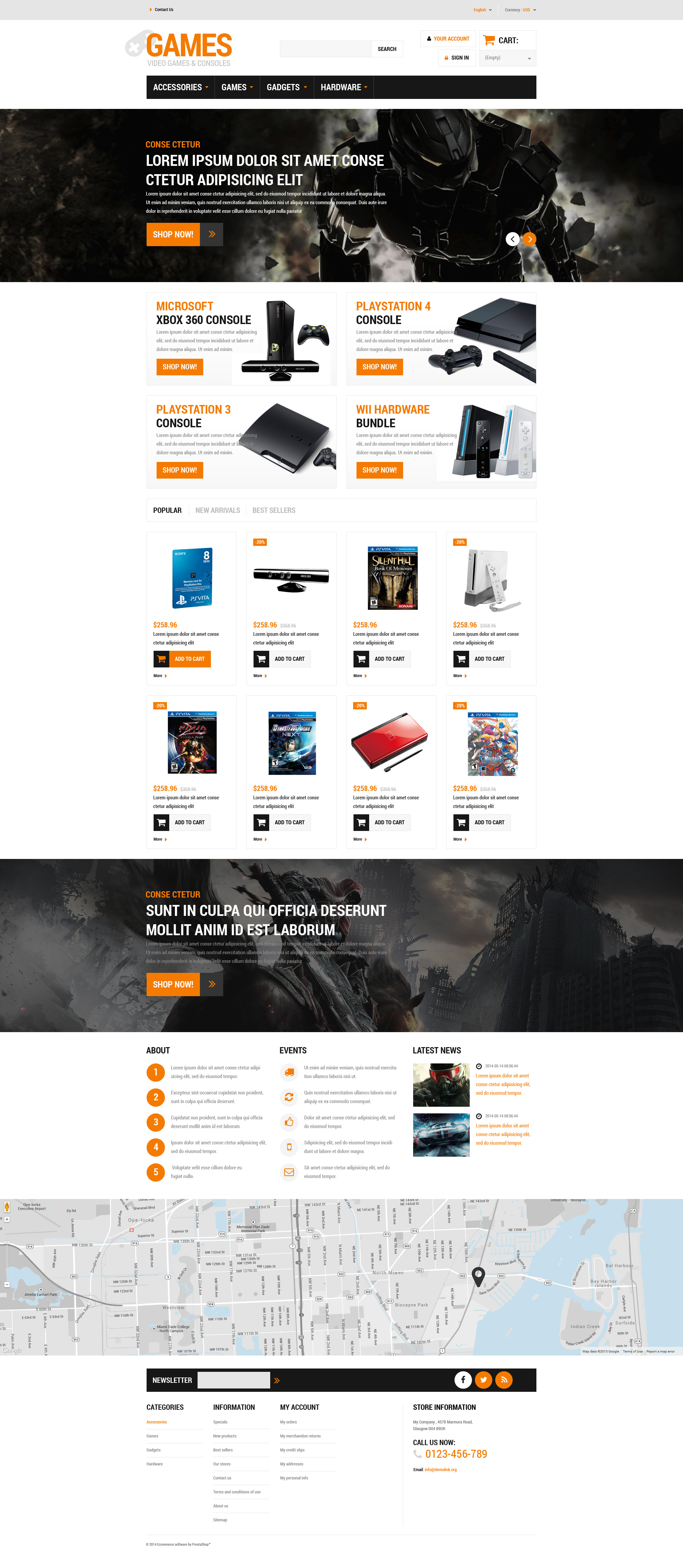 Responsive Gaming Board Prestashop #52926