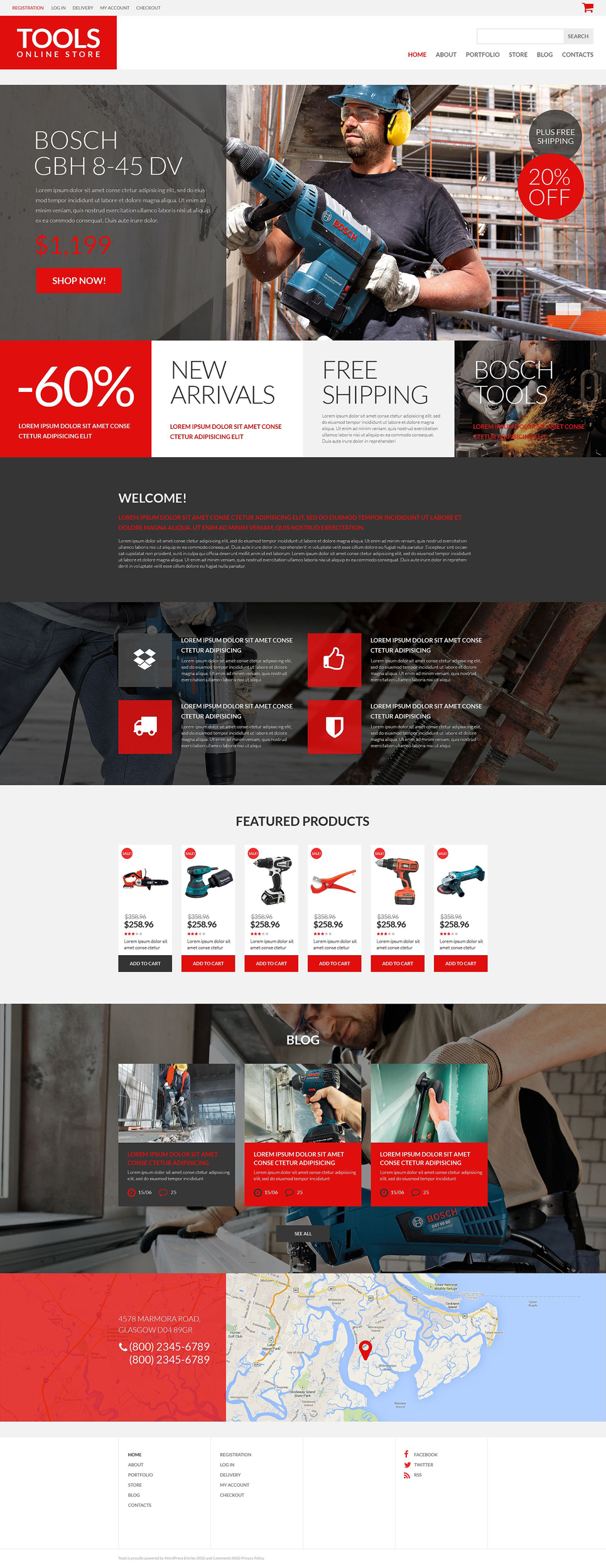 Tools & Equipment Responsive WooCommerce Theme New Screenshots BIG