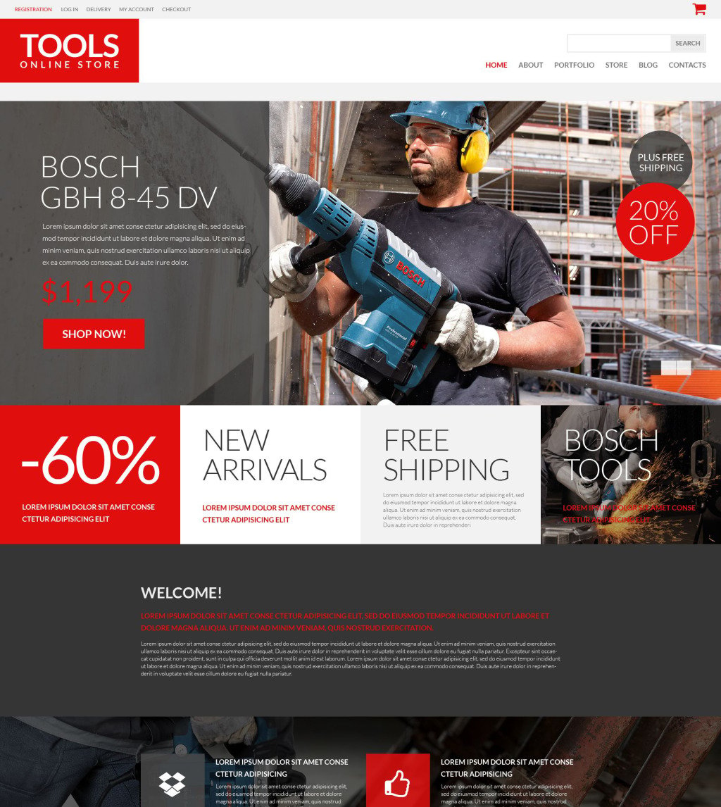 Demo For Tools Equipment Responsive Woocommerce Theme 52954