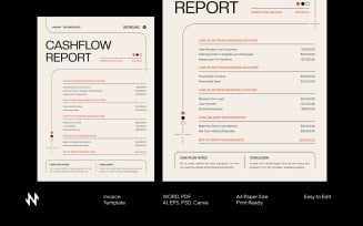 Modern Simple Cashflow Report