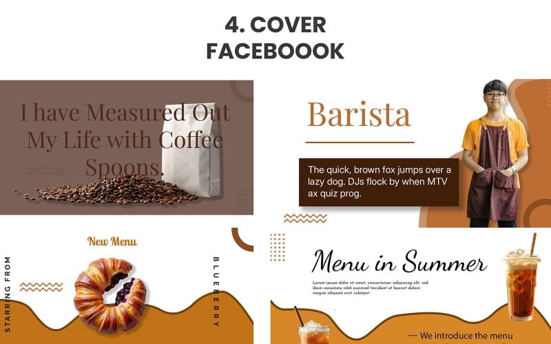 Coffe shop Cover facebook Social Media