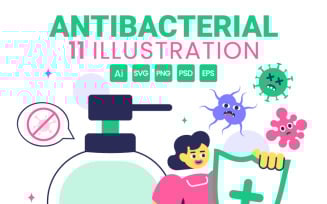 11 Antibacterial Practices Illustration