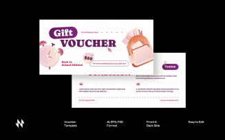 Modern Back to School Voucher