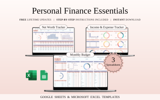 Personal Finance Essentials | Spreadsheet Templates Excel and Google Sheets