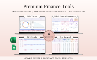 Premium Finance Tools | Spreadsheet Templates Excel and Google Sheets