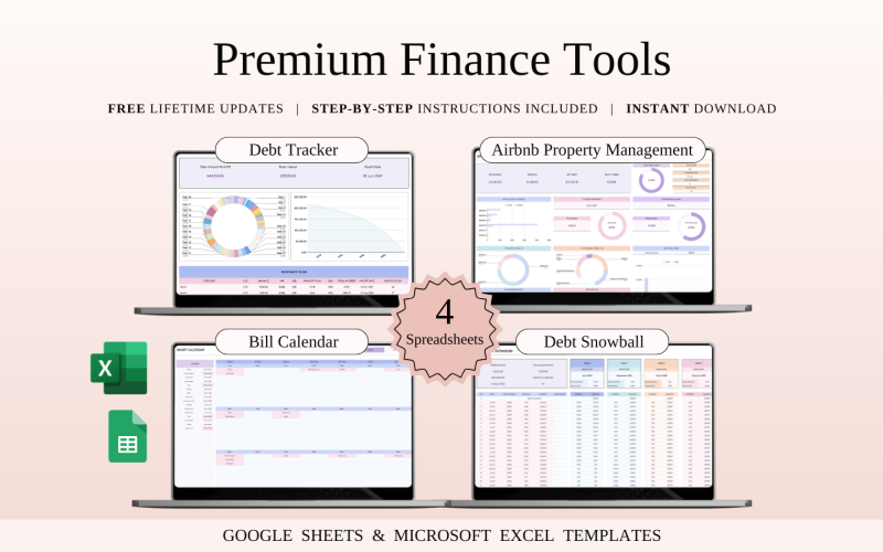 Premium Finance Tools | Spreadsheet Templates Excel and Google Sheets