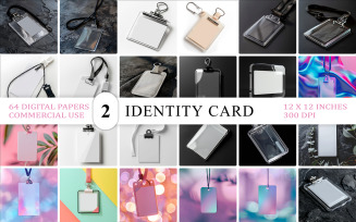 Realistic Office ID Card Mockup Collection | Professional Identity Card Holder Mockups