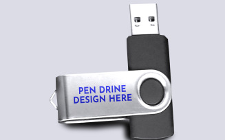 Pendrive Mockup PSD Template Design 16