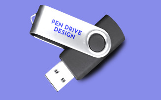 Pendrive Mockup PSD Template Design 18
