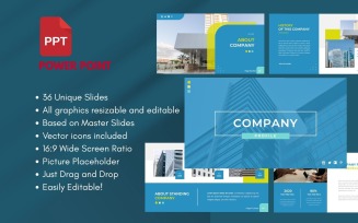 COMPANY PROFILE Business Multipurpose PowerPoint Presentation Template