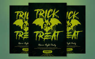 Halloween Party Trick or Treat Poster