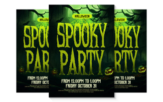 Halloween Spooky Party Poster