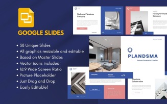 PLANDSMA Business Google Slide Template