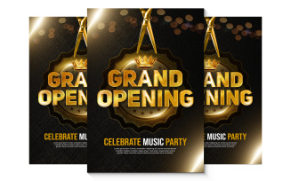 The Grand Opening Celebration Golden 3d Poster