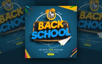Back to School Social Media Template Kit